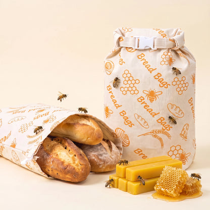 Cotton & Linen Beeswax Bread Bag