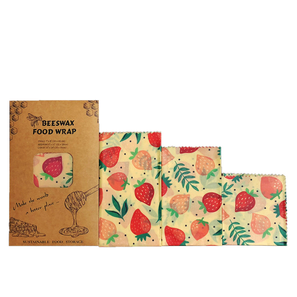 Beeswax Fresh-Keeping Wrap Set of 3