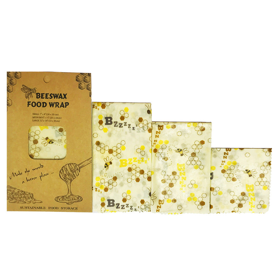Beeswax Fresh-Keeping Wrap Set of 3